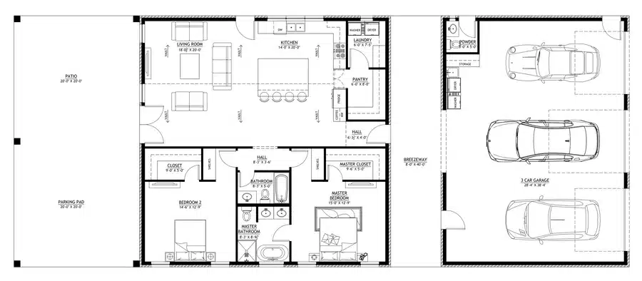 young floor plan