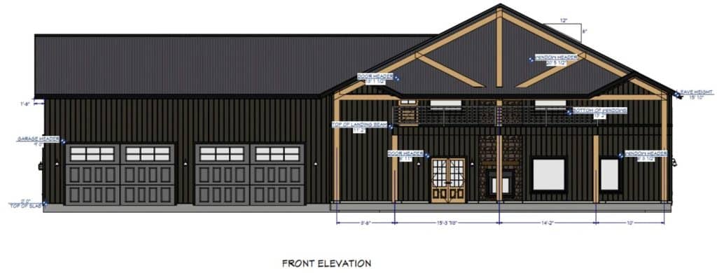 wickard barndo front elevation