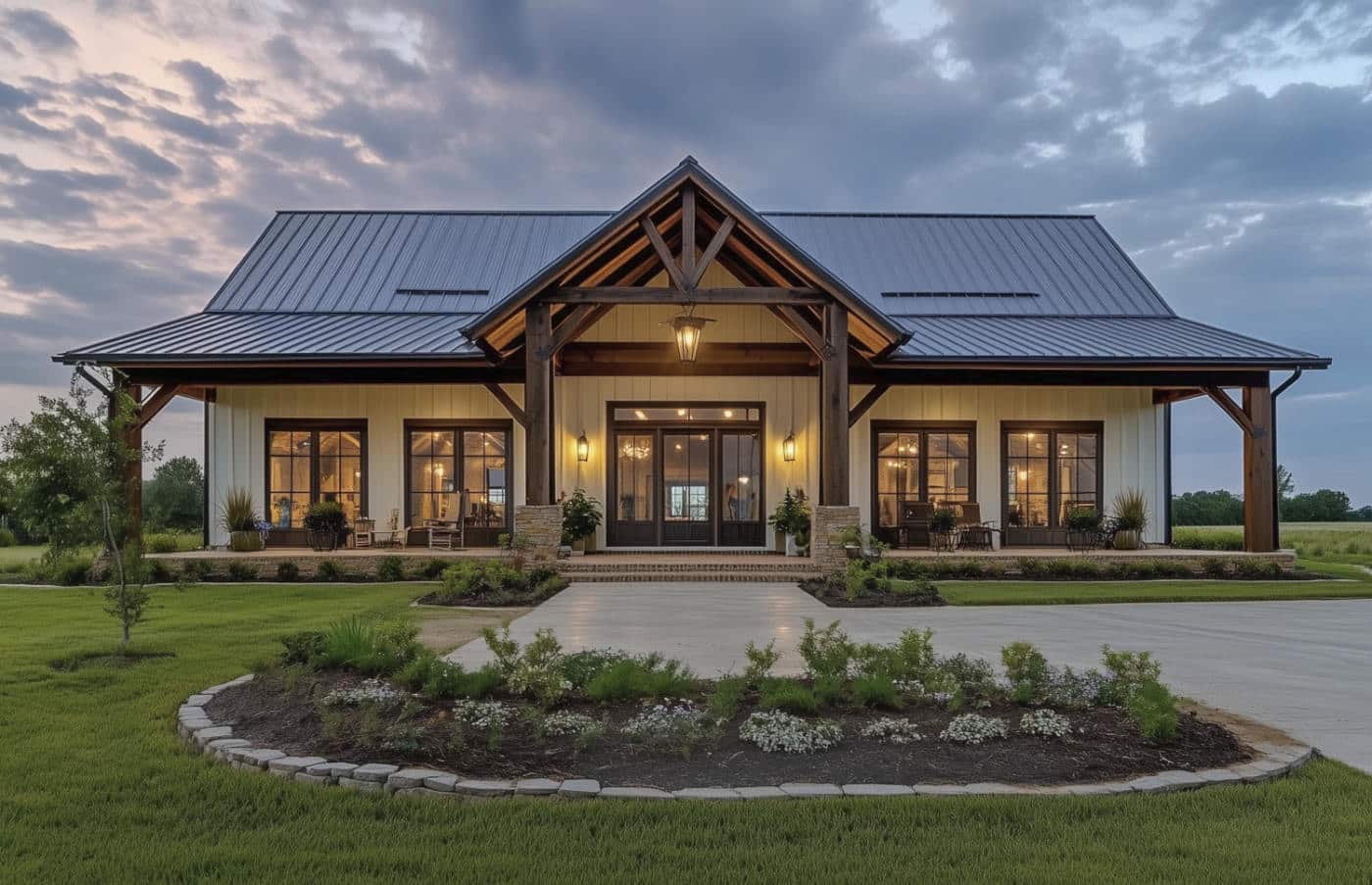 two-bedroom barndominium house plans