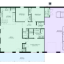 Dover GJ-4405 barndominium floor plan