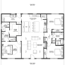 Radcliffe RP-10002 barndominium blueprint