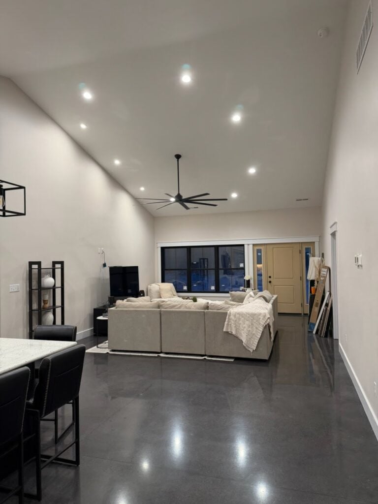 PL-71001 Olivia 4 bedroom barndominium interior of the finished build