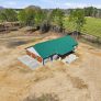 Francis PL-61302-F barndominium aerial 2