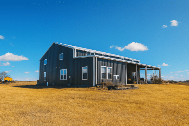 Morgan PL-62511 barndominium exterior