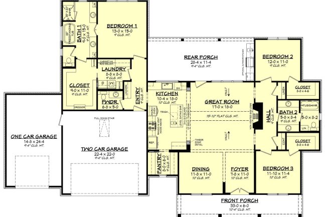 HPZ-26017_Brittany_Farmhouse_Floor_Plan_1600x Brittany HPZ-26017 barndominium floor plan