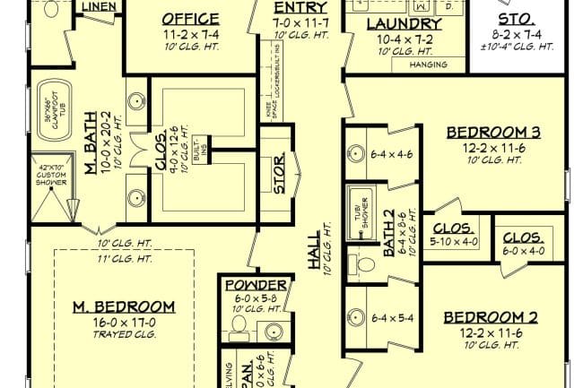 HPZ-26020_Farrell_Farmhouse_Floor_Plan_1600x Farrell HPZ-26020 barndominium floor plan