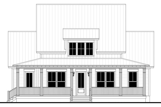 HPZ-26020_Farrell_Farmhouse_Plan_CAD_FRONT_1600x Farrell HPZ-26020 barndominium render