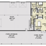 Darlene JRW-1008 barndominium floor plan