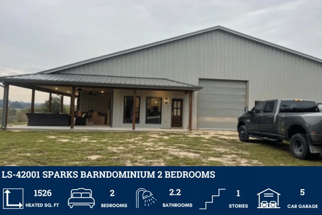 LS-42001-sparks-barndominiumbluebarimage1_1600x Sparks LS-42001 barndominium plan card