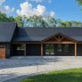 Pinewood PL-61313 barndominium house