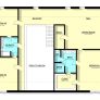 Morgan PL-62511 barndominium 2nd floor blueprint