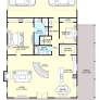 Graham PL-63002 barndominium floor plan