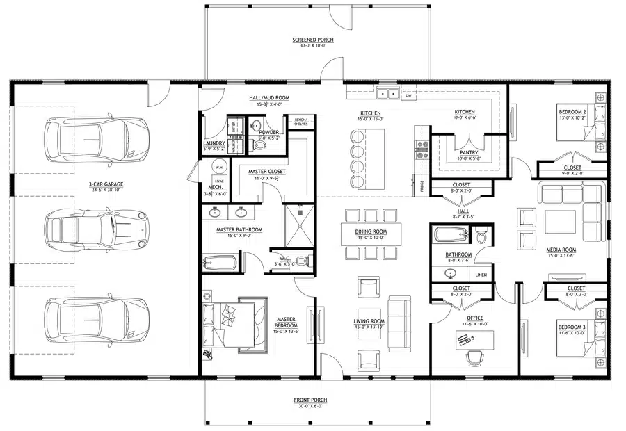 katrina barndominium plan