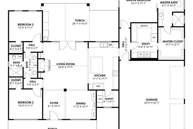 RP-10006rr_1600x Allen barndominium plan RP-10006 build photo floor plan