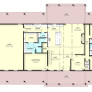 Marcus LP-2802 barndominium first floor