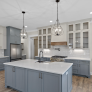 Linda HPZ-22019 barndominium completed build photo kitchen