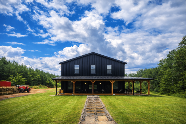 Graham PL-63002 barndominium — 3 bed, 3 bath